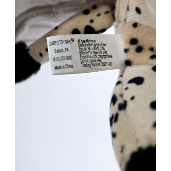 CURTO TOY Bull Cow Tan Black Spotted Stuffed Animal Plush Toy Smooth Operator - Picture 10 of 11